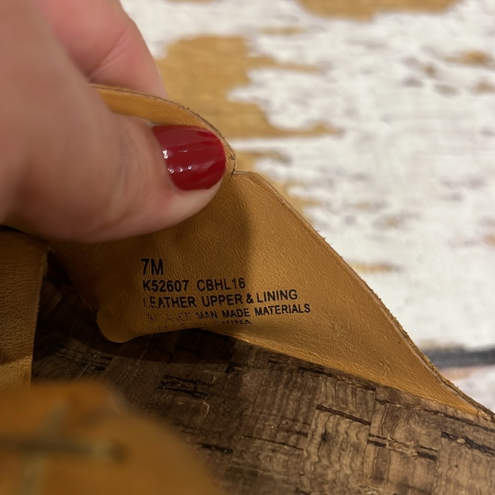 Kork ease sandal. Mustard color. - Picture 5 of 7
